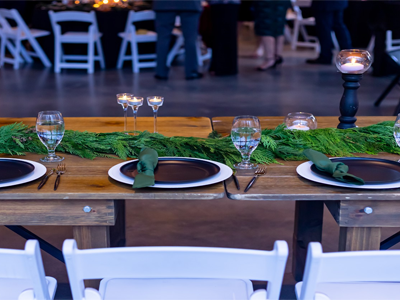 Event Tables with food
